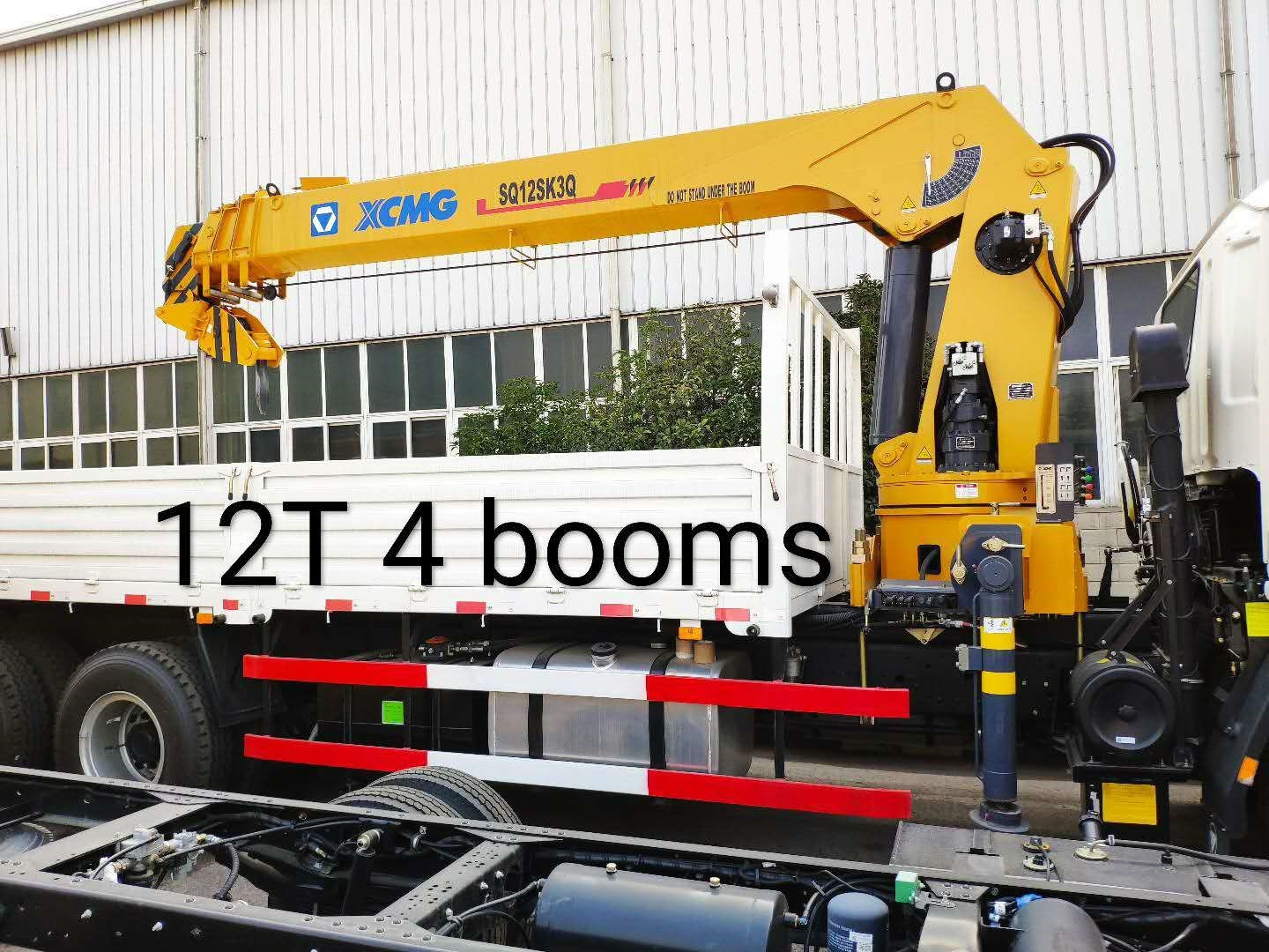 12Ton Straight Boom Crane on Dongfeng 6X4  Truck