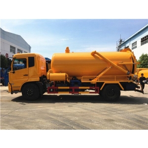 Dongfeng 4x2 8-12CBM City Sanitation Feces and Sewage Suction Trucks