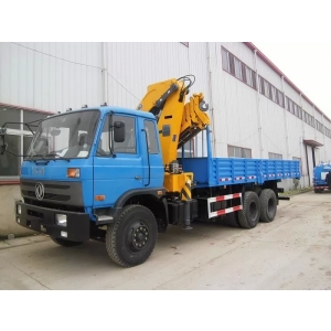 10Ton Folded Kunckle Crane  on Dongfeng 6x4 Truck