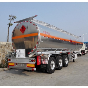 34-50CBM   3 Axles Aluminum Fuel Tanker  Semi Trailer