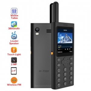 T1- Walkie Talkie and GSM Telephone with Tri SIM - 2.4’LCD