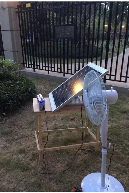 16 Inch 12V DC Solar Stand Fan