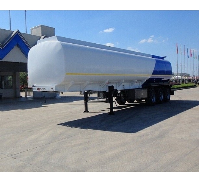 34CBM 3 Axles Steel Fuel Tanker Semi Trailer