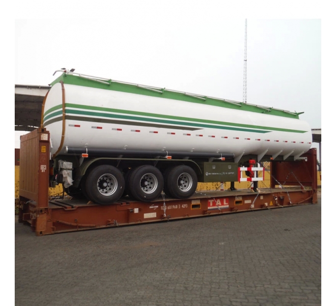 34CBM 3 Axles Steel Fuel Tanker Semi Trailer